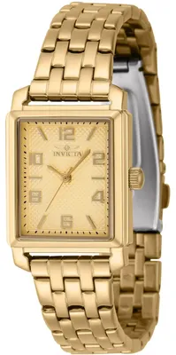 Immagine prodotto di Invicta Vintage 46665 Orologio da Donna - Movimento al Quarzo - Acciaio Inossidabile con Quadrante Dorato - 24 mm