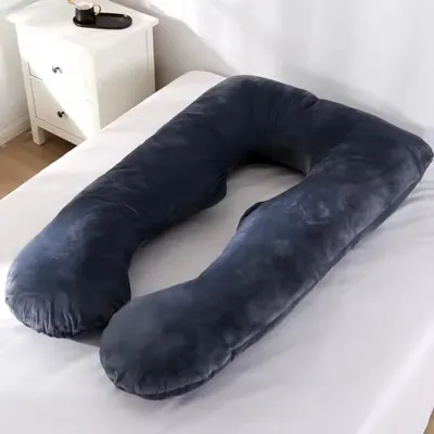 Obrázok produktu pre Tehotenský vankúš 120 x 70 cm: Mäkký vankúš na polohovanie pre nastávajúce mamičky