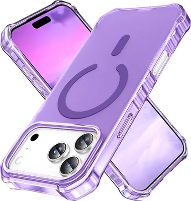 Produktbild von iPhone 17 Pro Hülle - Coverup ShockProof TPU Back Cover - MagSafe Compatible - Violett