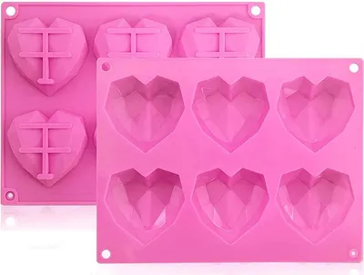 Zdjęcie produktu dla Go Go Gadget – Silikonowa forma w kształcie serca – forma do pieczenia 3D – Walentynki