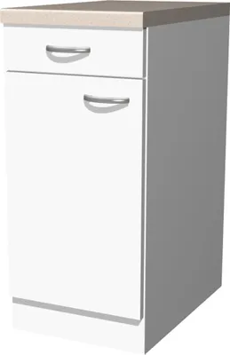 Produktbild von Küchenunterschrank - 40 cm breit - Weiß – Witus