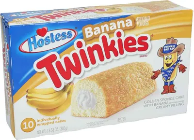 Immagine prodotto di Hostess Twinkies alla banana 10 confezioni 385g