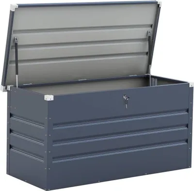Immagine prodotto di Contenitore da giardino "Store" - 480 L - 132 x 61 x 60 cm - Grigio