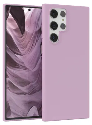 Produktbild von EAZY CASE - TPU Hülle für Samsung Galaxy S22 Ultra 5G, TPU Case stoßfeste Handyhülle, weiches Cover mit Kameraschutz, Silikonhülle in Lila