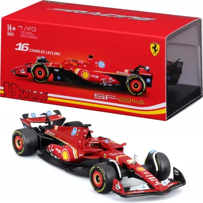Image de BBURAGO Ferrari SF-24, Modèle réduit de voiture de sport, Assemblé, 1:43, Ferrari F1 SF-24, Tout sexe, Métal, Plastique