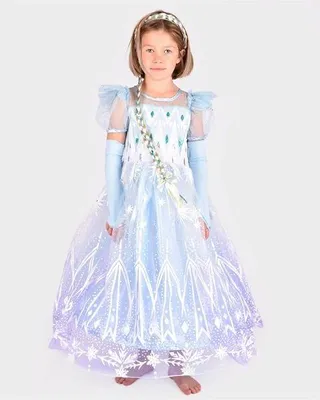 Immagine prodotto di Den Goda Fen costume da principessa blu 98-104 treccia