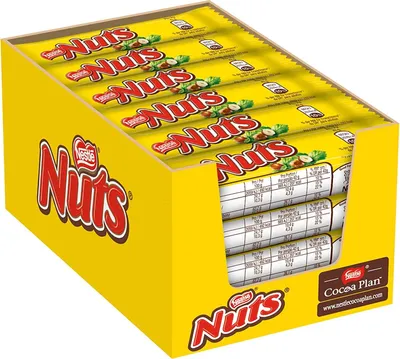 Obrázek produktu pro KIOSK BOX Nestlé Nut's žlutý 24 tyčinek á 42 gramů