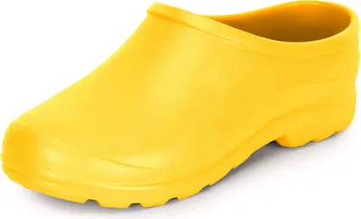 Produktbild von Ladeheid Damen und Herren leichte Eva Clogs Gartenclogs Gartenschuhe LADW001 (Gelb 1032, 37)