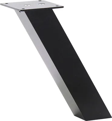 Produktbild von Barkonsole Capri schräg 50 x 50mm, Höhe 170mm, Aluminium schwarz