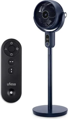 Zdjęcie produktu dla Ufesa Gdansk, Wentylator domowy z łopatkami, Czarny, Podłoga, Stół, 57,5 dB, 25 cm, Prąd przemienny