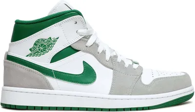 Zdjęcie produktu dla Air Jordan 1 Mid Grey Green - EU: 40.5