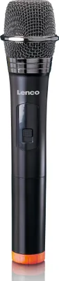 Produktbild von Lenco MCW-011BK - Kabelloses Mikrofon mit 6,3 mm Receiver