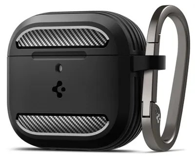Immagine prodotto di Custodia Spigen Rugged Armor per AirPods 4 - Nero