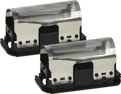 Produktbild von vhbw 2x Scherfolie kompatibel mit Braun Sixtant 2004, 2006, 2003 Elektrorasierer + Rahmen, schwarz/silber