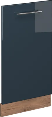 Produktbild von Geschirrspülblende Vicco Fame-Line Dunkelblau Hochglanz 45 cm ohne Arbeitsplatte, Model 54302