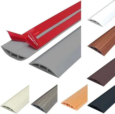Produktbild von Famanu Kabelschutzprofil flexibel - Selbstklebend und zuschneidbar - 60 mm x 2 m