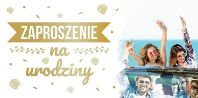 Zdjęcie produktu dla Zaproszenie Urodziny Z123 (10 szt.) - AbCard