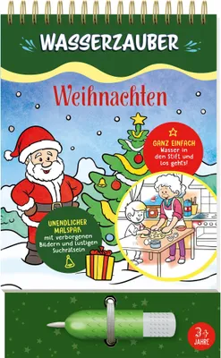 Produktbild von Weihnachten Wasserzauber Malbuch