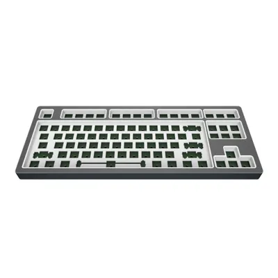 Obrázok produktu pre DARK PROJECT KD87B LTD Aluminium (Cloud Grey) - Barebones Prispôsobiteľná klávesnica