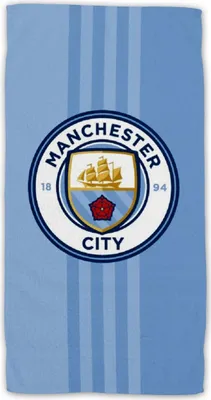 Produktbild von Manchester City Badetuch – Kinder Strandhandtuch aus 100 % Baumwolle