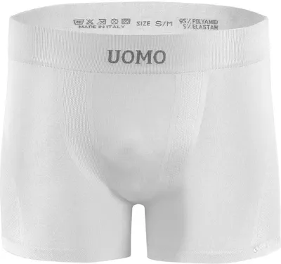 Produktbild von Sesto Senso Herren boxershorts SOLAR nahtlose Unterwäsche flexibel Männer Stretch - Weiß - S/M