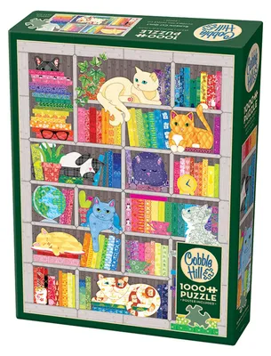 Zdjęcie produktu dla Cobble Hill Rainbow Cat Quilt, 1000 szt.