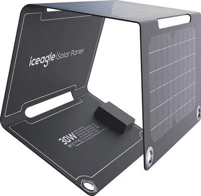 Produktbild von Solar Ladegerät 30W,USB Faltbar Solar Panel für Smartphone