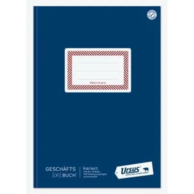 Produktbild von Ursus Geschäftsbuch DIN A4 kariert - A4