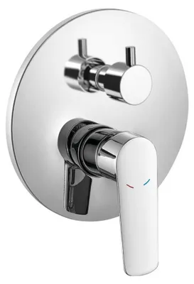 Produktbild von SCHMITZ UP-Duscharmatur, 2 Wege, Chrom mit Einbaukörper