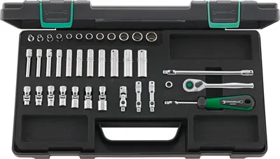 Produktbild von STAHLWILLE 96015205, Steckschlüssel-Satz, 37 Kopf/Köpfe, 420 mm, 230 mm, 1,92 kg