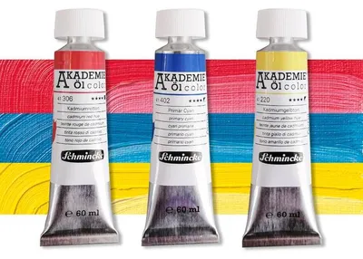 Produktbild von Schmincke AKADEMIE Ölfarbe 60 ml - 224 Indischgelb