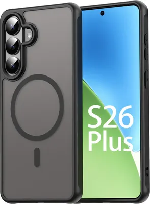 Produktbild von Handyhülle für Samsung Galaxy S26+ Magnet Case Schutzhülle Kratzfest in Schwarz