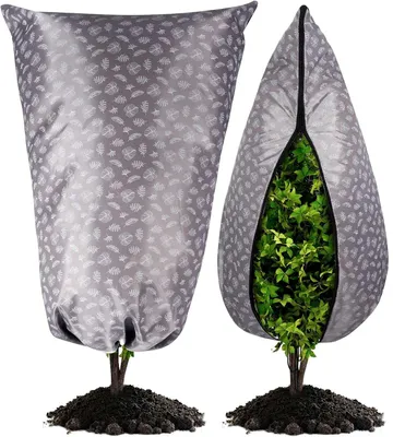 Obrázek produktu pro Ochranný obal na rostliny, zimní zakrytí pro rostliny, rozměry 120x80 cm, hmotnost 80 g/m², 2 kusy.