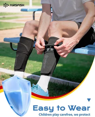Ergonomische Fußballschienbeinschoner mit EVA-Dämpfung, Ansicht 5 von 10