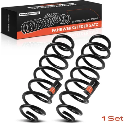 Image de Frankberg 2x Ressort de Suspension Arrière pour VW Golf 5 1K1 6 5K1 Skoda Octavia 3 5E3 NL3 NR3 2007-2020