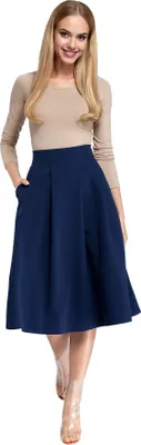 Produktbild von Made of Emotion Midirock für Frauen Moore M302 dunkelblau XL
