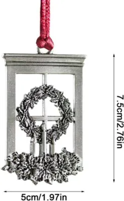 Zdjęcie produktu dla Ozdoba choinkowa z pewteru - pomysł na rękodzieło DIY do powieszenia jako dekoracja choinki w domu