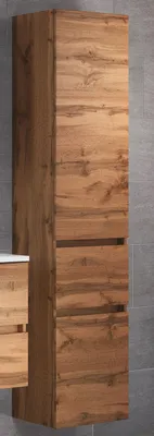Produktbild von Hochschrank Badschrank Seitenschrank Beistellschrank Schrank Badmöbel"Baabe I" Wotan Eiche