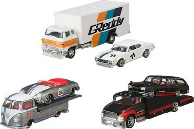 Immagine prodotto di Mattel Hot Wheels Premium Team Transport 2 Pak Assortimento