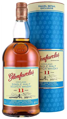 Produktbild von Glenfarclas 11 Jahre - Sherry Cask Matured - Travel Retail - Highland Single Malt Scotch Whisky