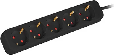 Obrázek produktu pro Lanberg PS0-05F-0150-BK Lanberg Steckdosenleiste 5x Schuko, Kupfer, 1.5m schwarz