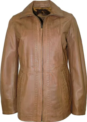 Produktbild von Maddox - Damen Lederjacke Lammnappa dattel : 38
