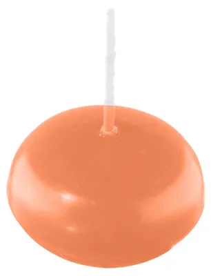 Produktbild von Schwimmkerzen Lachs 26 x Ø 42 mm, 40 Stück