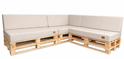 Produktbild von Palettenkissen 7-teiliges Set Palettenauflage Palettenpolster Palettensofa UV