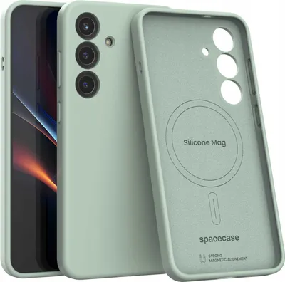 Produktbild von Spacecase Silikon Mag Galaxy S25+ mint