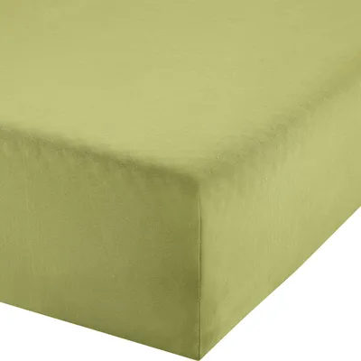 Produktbild von Erwin Müller Boxspringbett-Spannbettlaken Freising" lindgrün 180x200 cm - 200x220 cm"