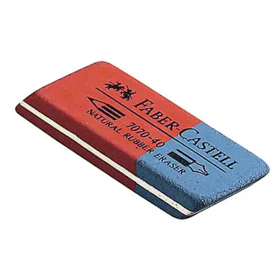 Produktbild von FABER-CASTELL Radiergummi rot, blau 1 Stück