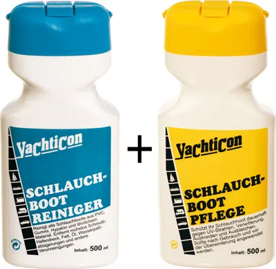Produktbild von Yachticon Schlauchboot Reiniger & Pflege je 500 ml
