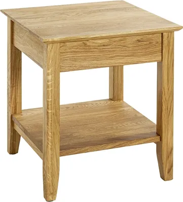 Produktbild von Beistelltisch >54355< in eiche, Massivholz - 45x52x45cm (BxHxT)