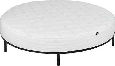 Produktbild von Set aus Rahmen + runder Matratze ROMA von YSMÉE PLAY - 220 × 220 cm